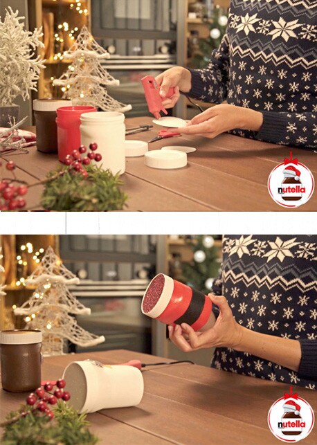 Vánoční postavičky Nutella® steps Vánoční postavičky Nutella® steps
