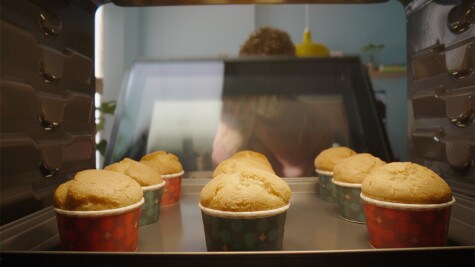 Veganské muffiny s pomazánkou Nutella®