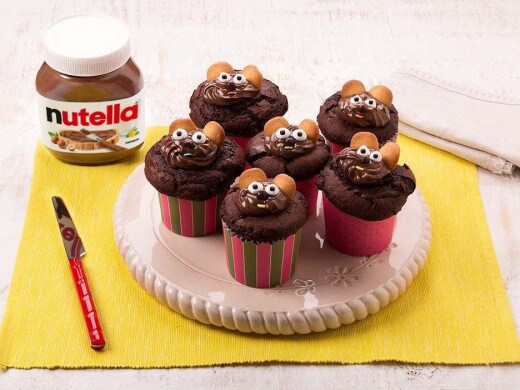 Mickey Mouse cupcaky s pomazánkou Nutella®