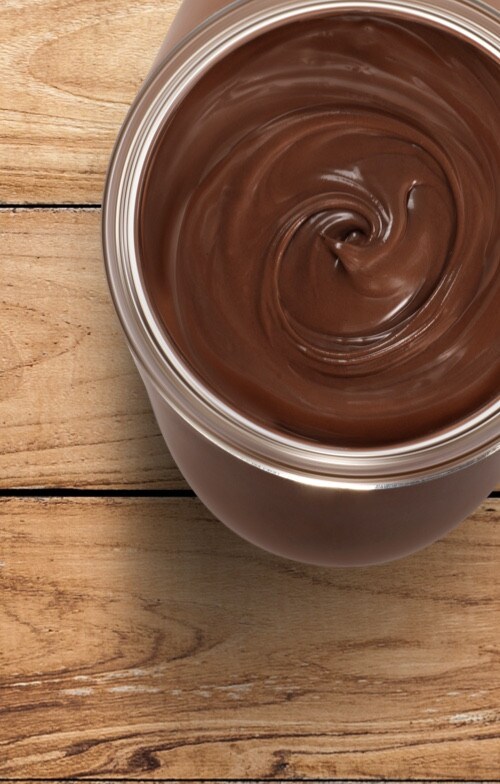 Sklenice zblízka | Nutella