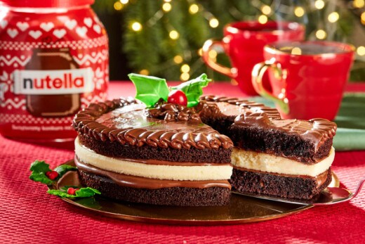 Černobílý cheesecake je k nerozeznání od čokoládového dortu. | Nutella®