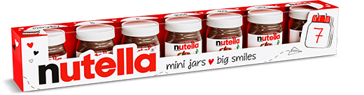 Balení na týden s miniskleničkami | Nutella