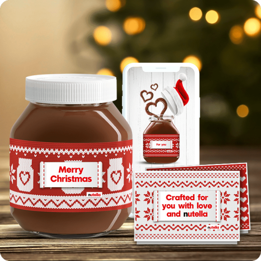 Přání s pomazánkou Nutella