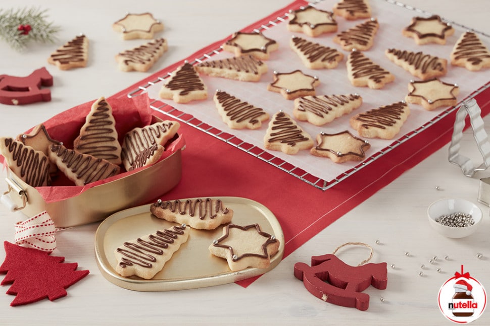 Mandlový shortbread s pomazánkou Nutella® | Nutella