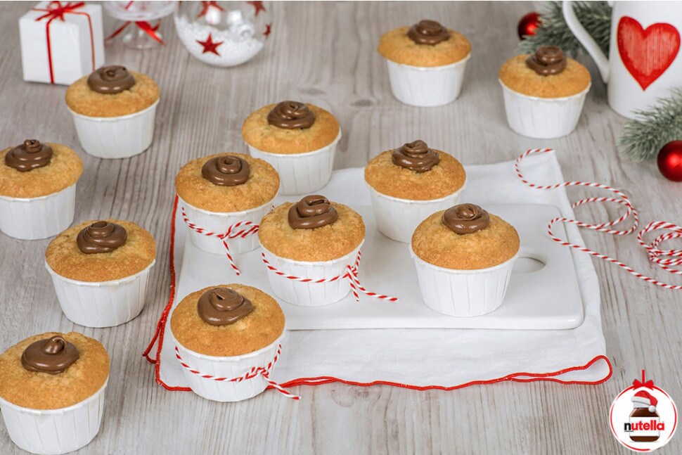 Pomarančové muffiny s Nutellou®