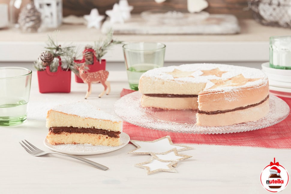 Piškótový koláč Savoy s Nutellou®