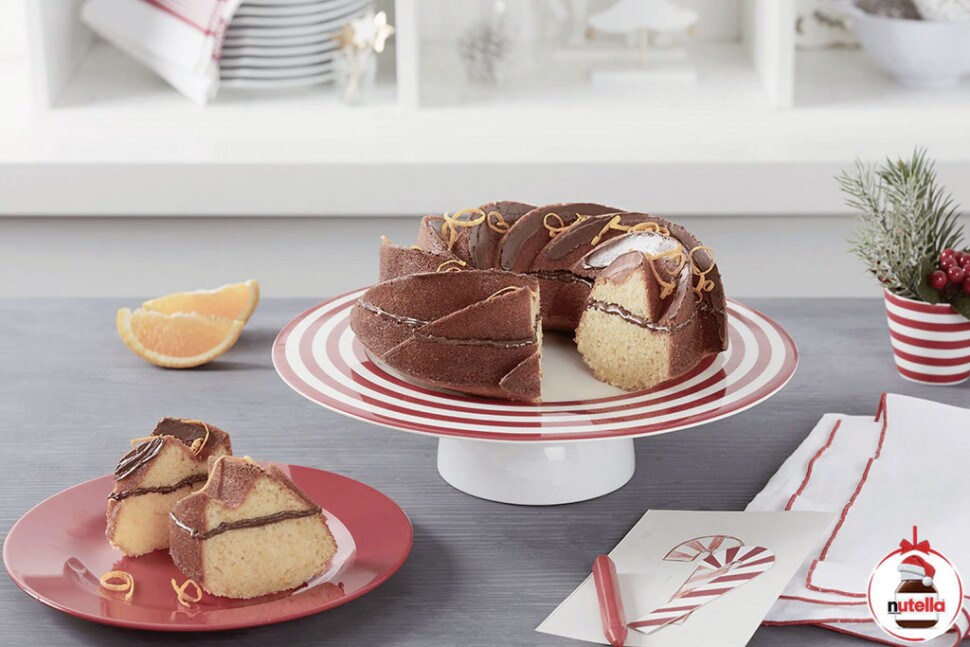 Vánoční pomerančový Bundt dort s pomazánkou Nutella® | Nutella®
