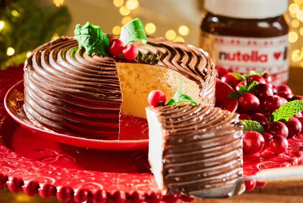 Nátierka Nutella® na japonskom cheesecaku je nielen chutnou ingredienciou, ale aj vkusnou minimalistickou ozdobou.