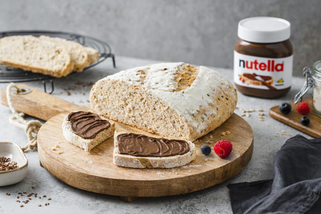 Kerniges Dinkelbrot mit nutella® + Leicht/2 h 40 min