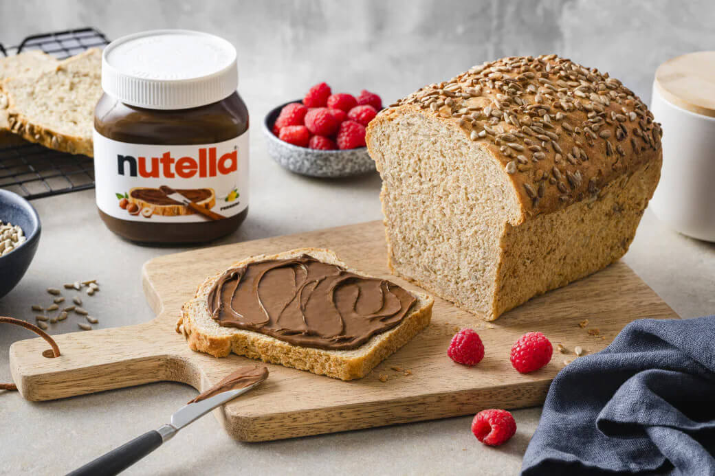 Sonnenblumenkernbrot mit nutella® + Leicht/3 h 0 min