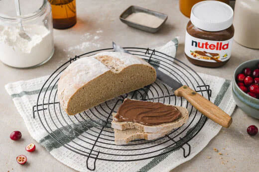 Bauernbrot mit nutella® + Leicht/3 h 30 min