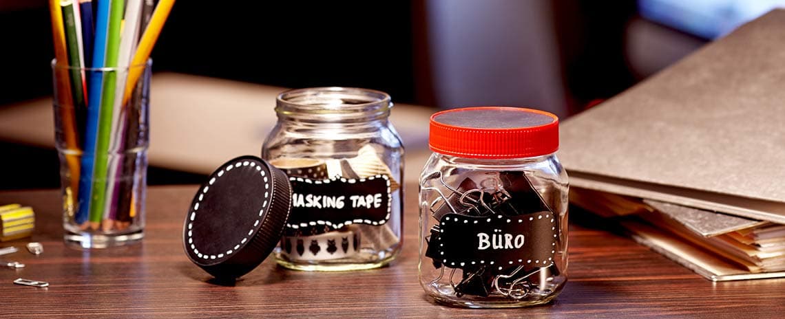 Perfekte Ordnung mit deinem leeren nutella® Glas