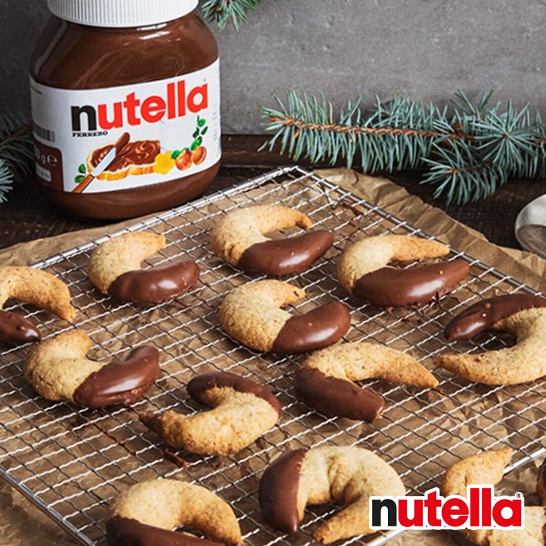 Weihnachtliche Vanillekipferl mit nutella®