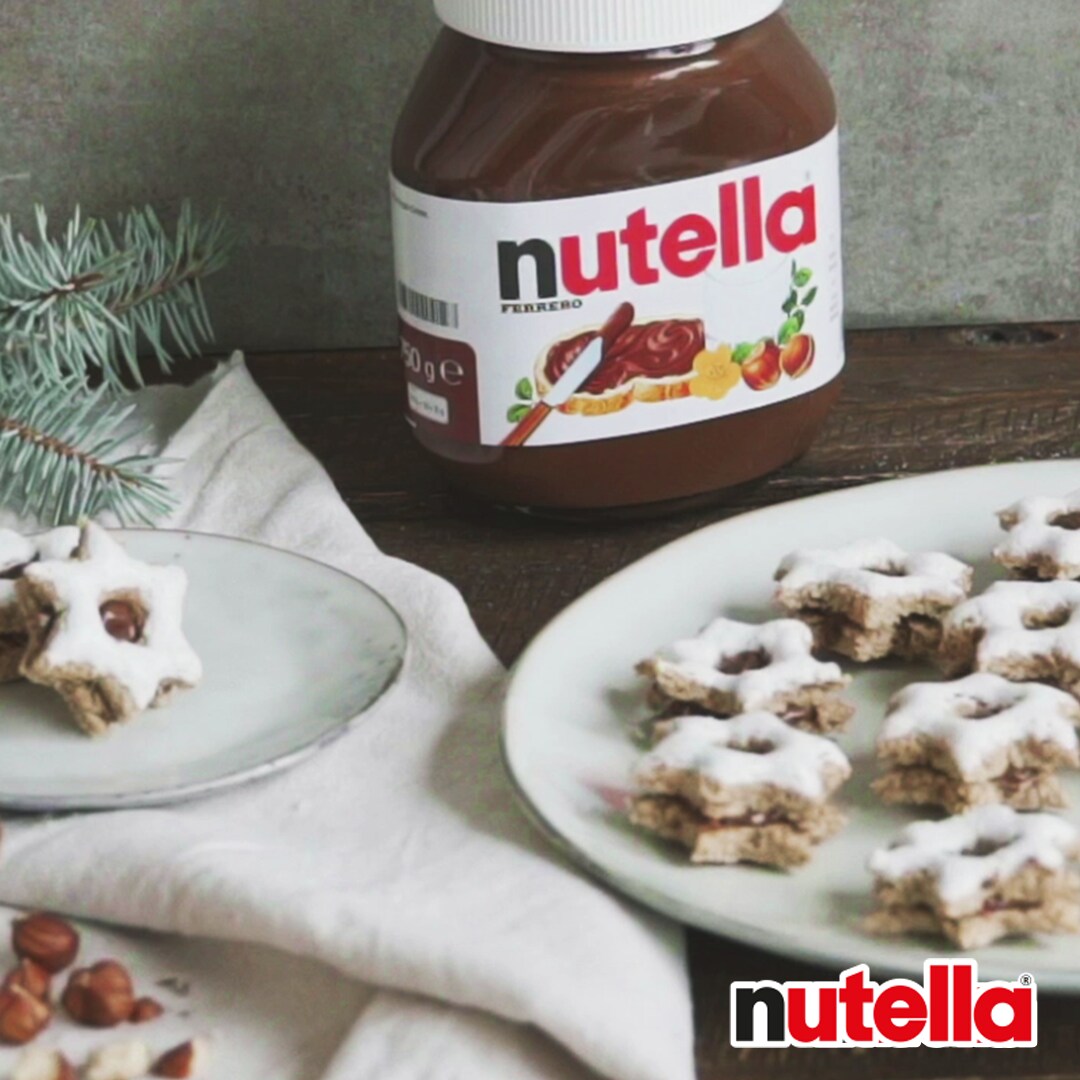 Weihnachtliche Honigsterne mit nutella®