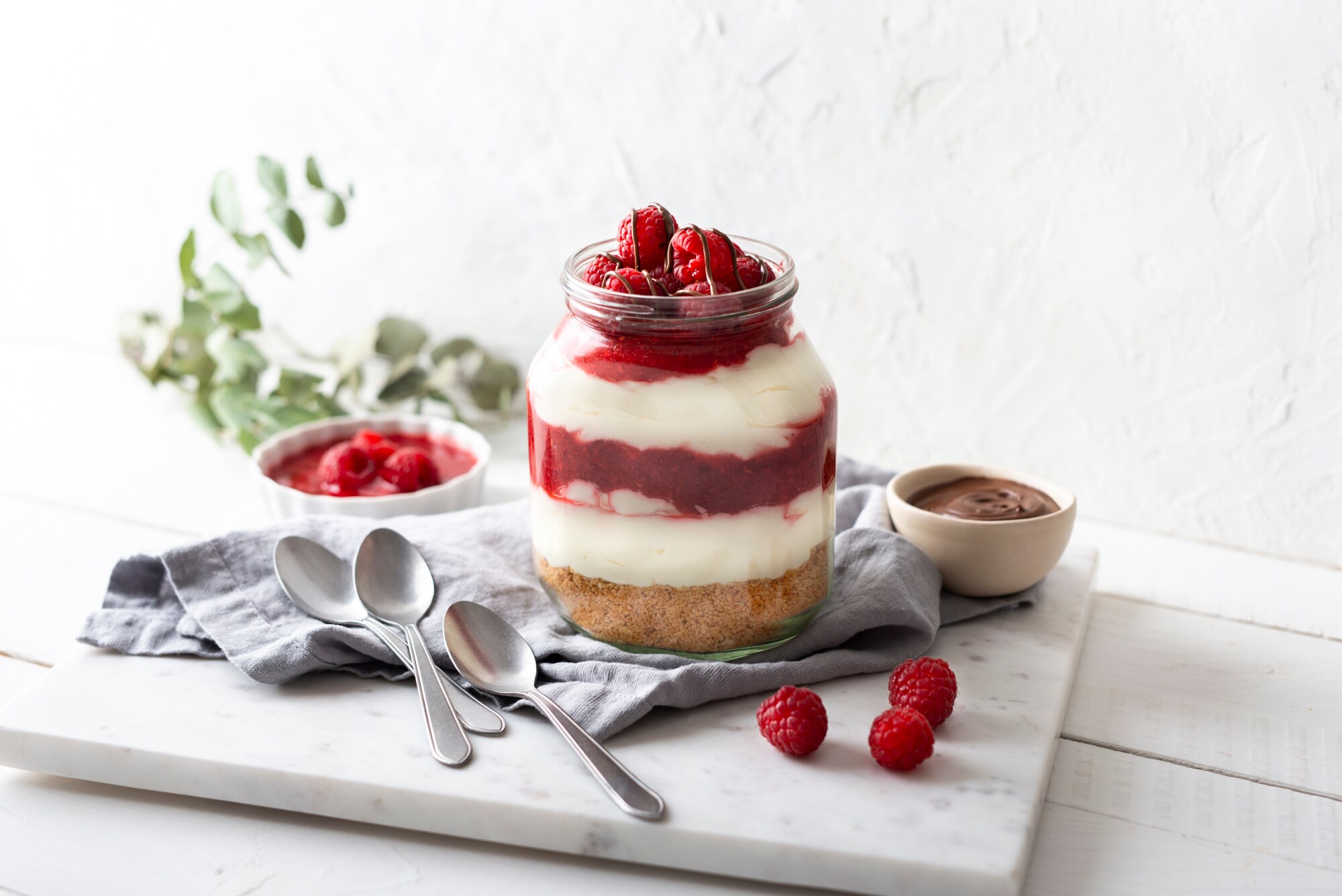 nutella®-Glas - Dekoration Kuchen im Glas