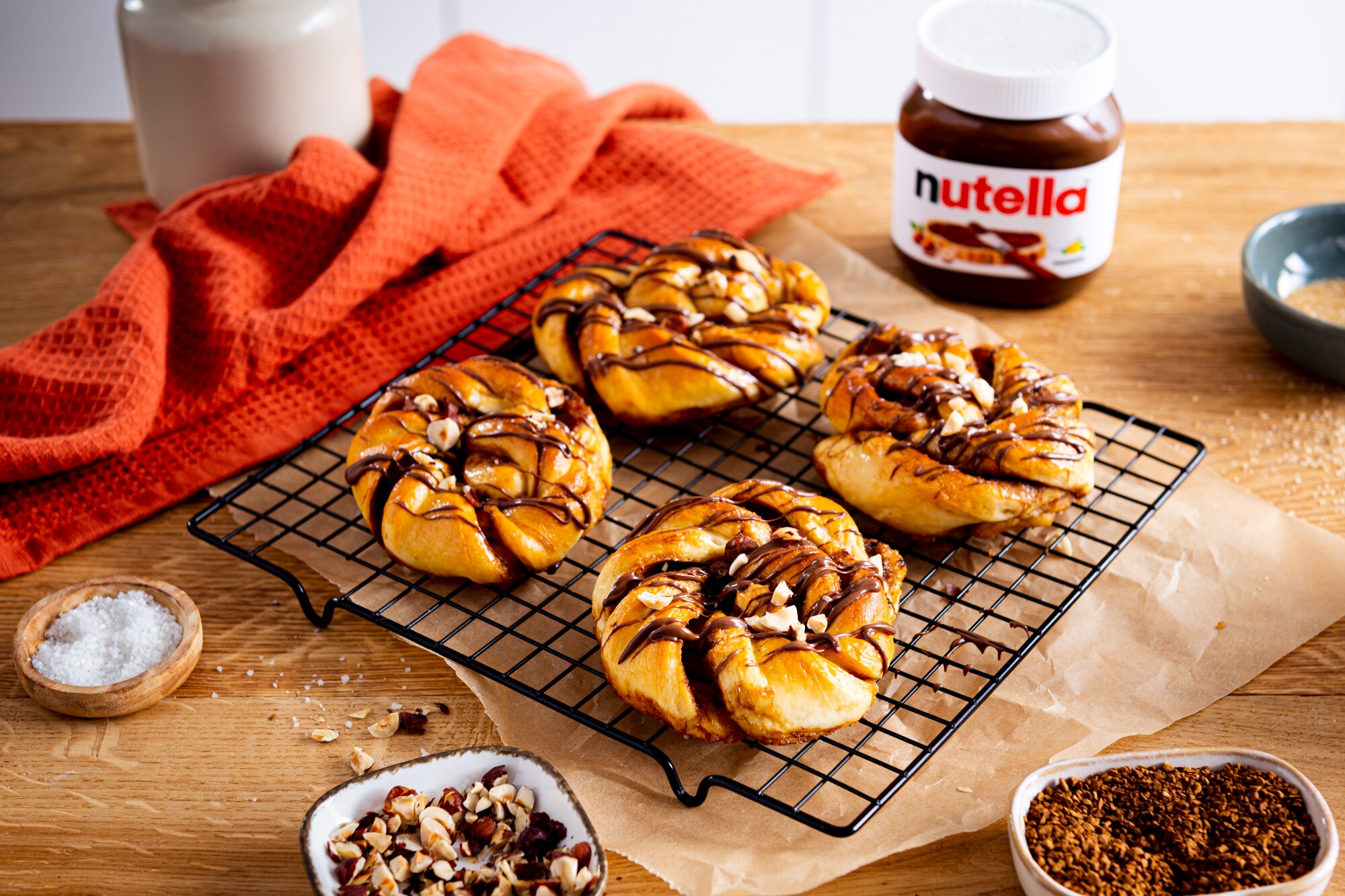Espressoschnecken mit nutella®