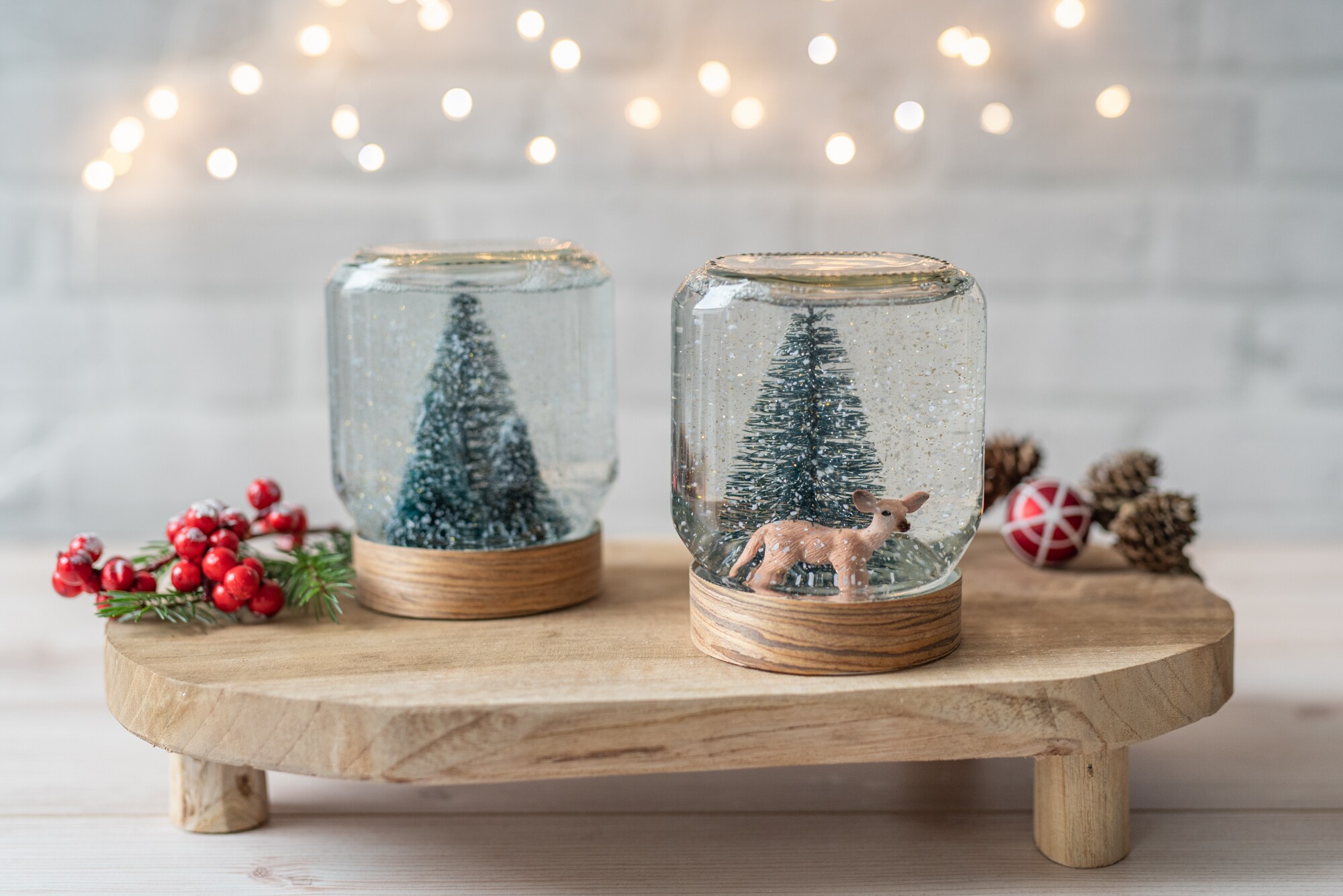 Schneekugel im nutella® Glas