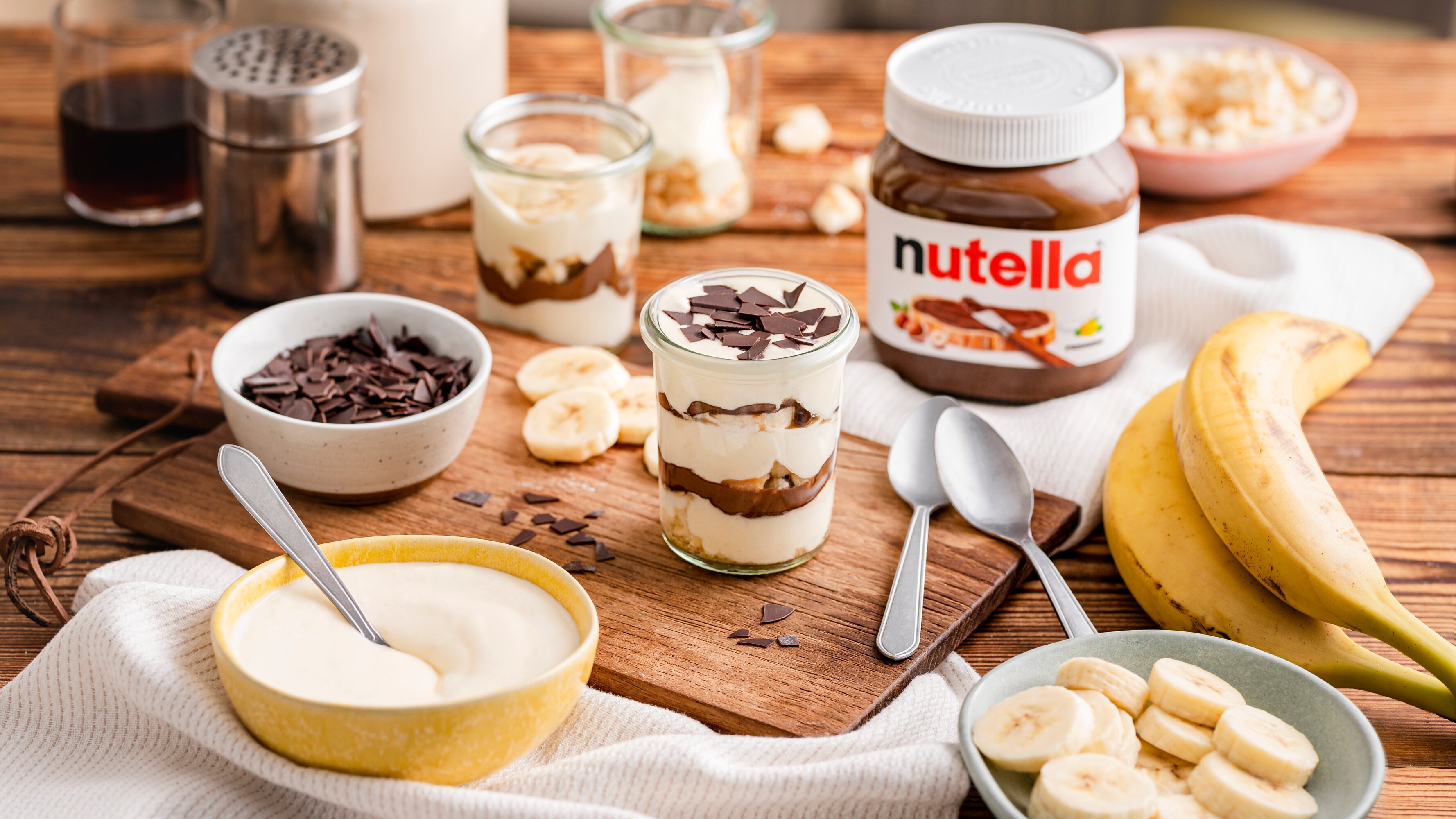 Banana Tiramisu mit nutella®