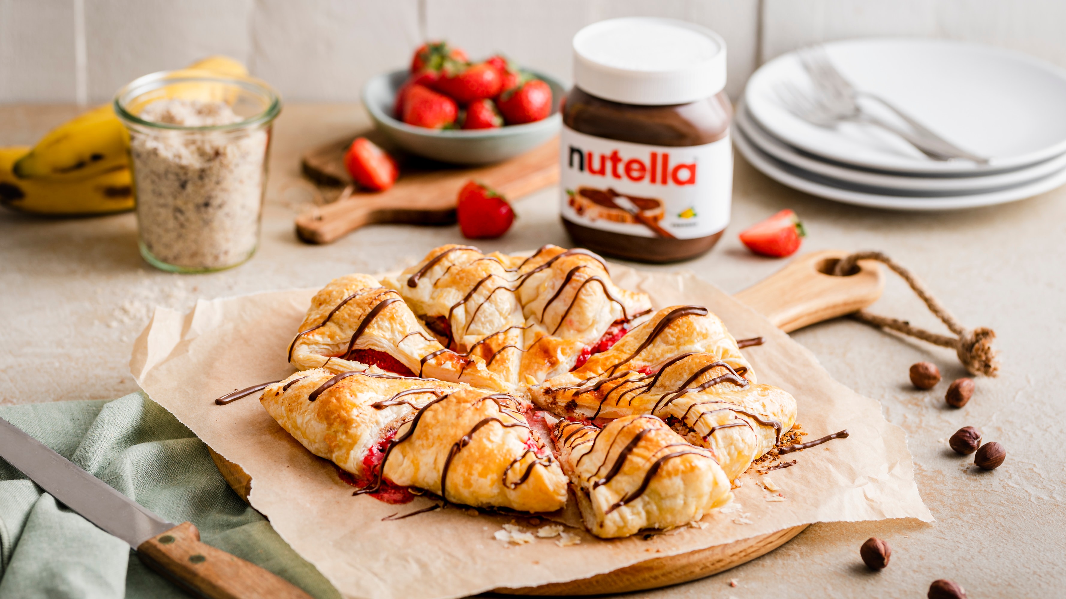 Fruchtige Obstsecken: Einfach gebacken & verfeinert mit nutella®