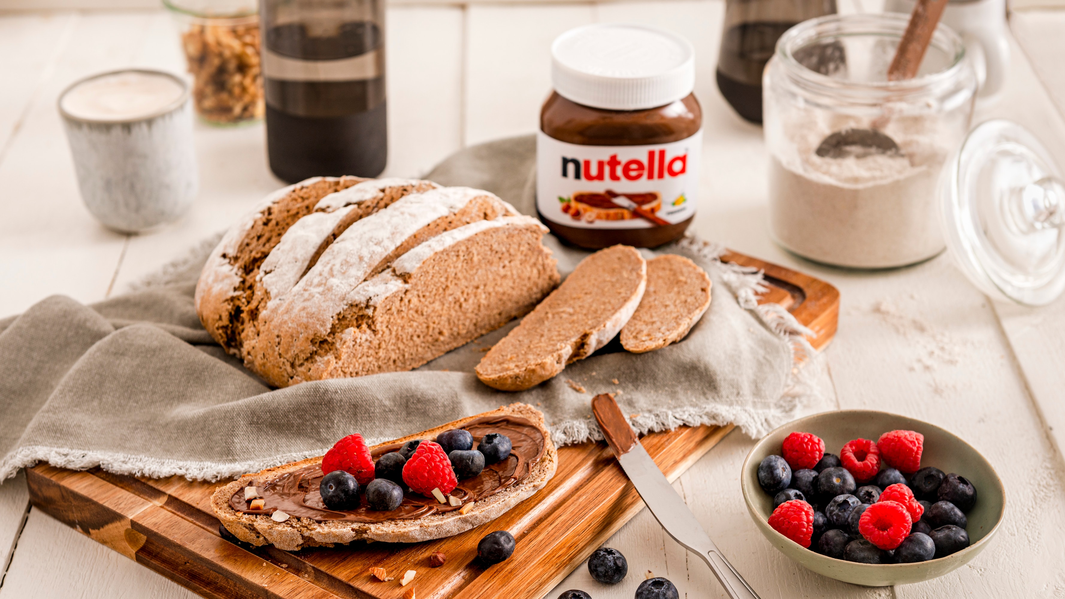 Klassisches Roggenbrot mit nutella®