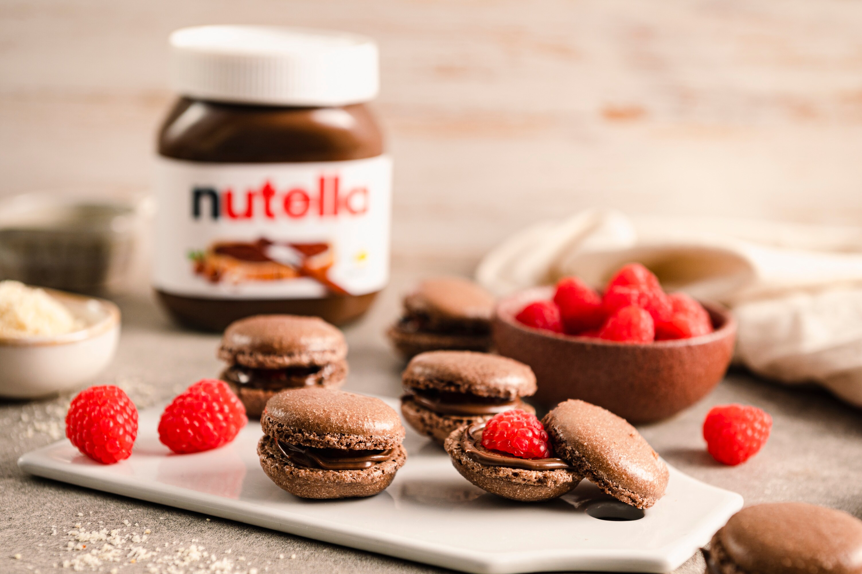 Schoko-Macarons mit nutella®