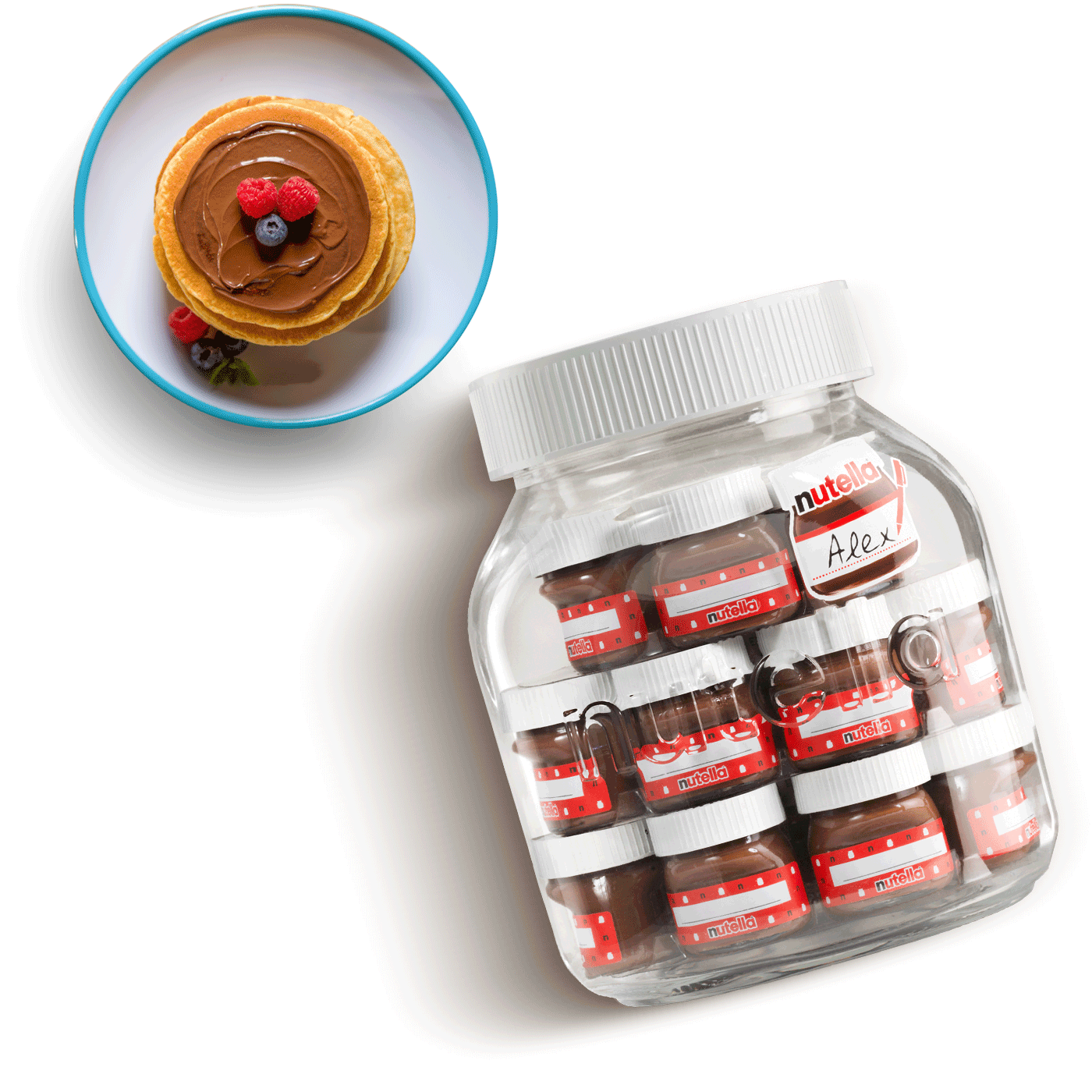 3 kg nutella®-Glas für Pancakes