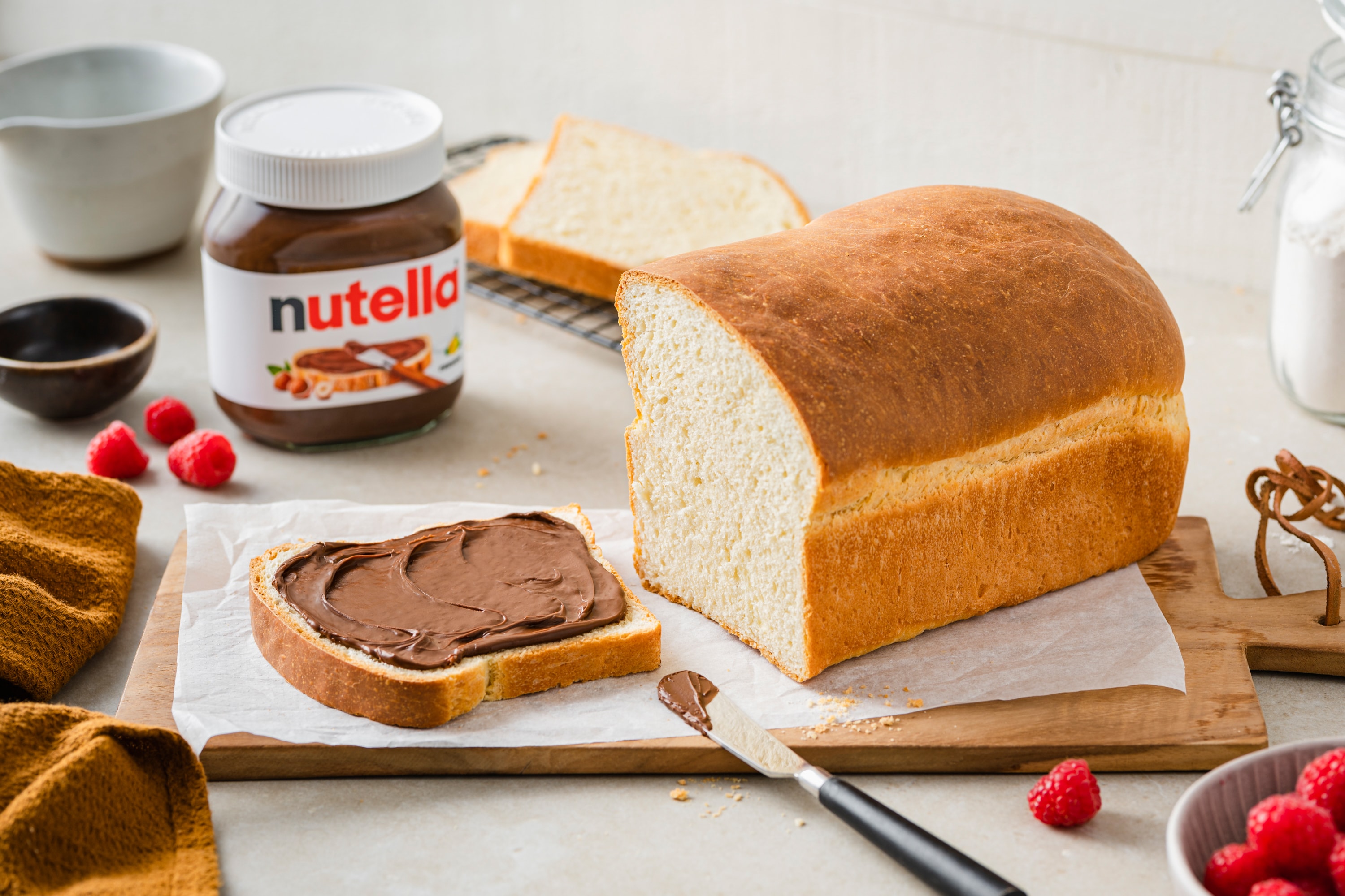 Goldbraunes Toastbrot mit nutella®: Lecker, warm und einfach gut