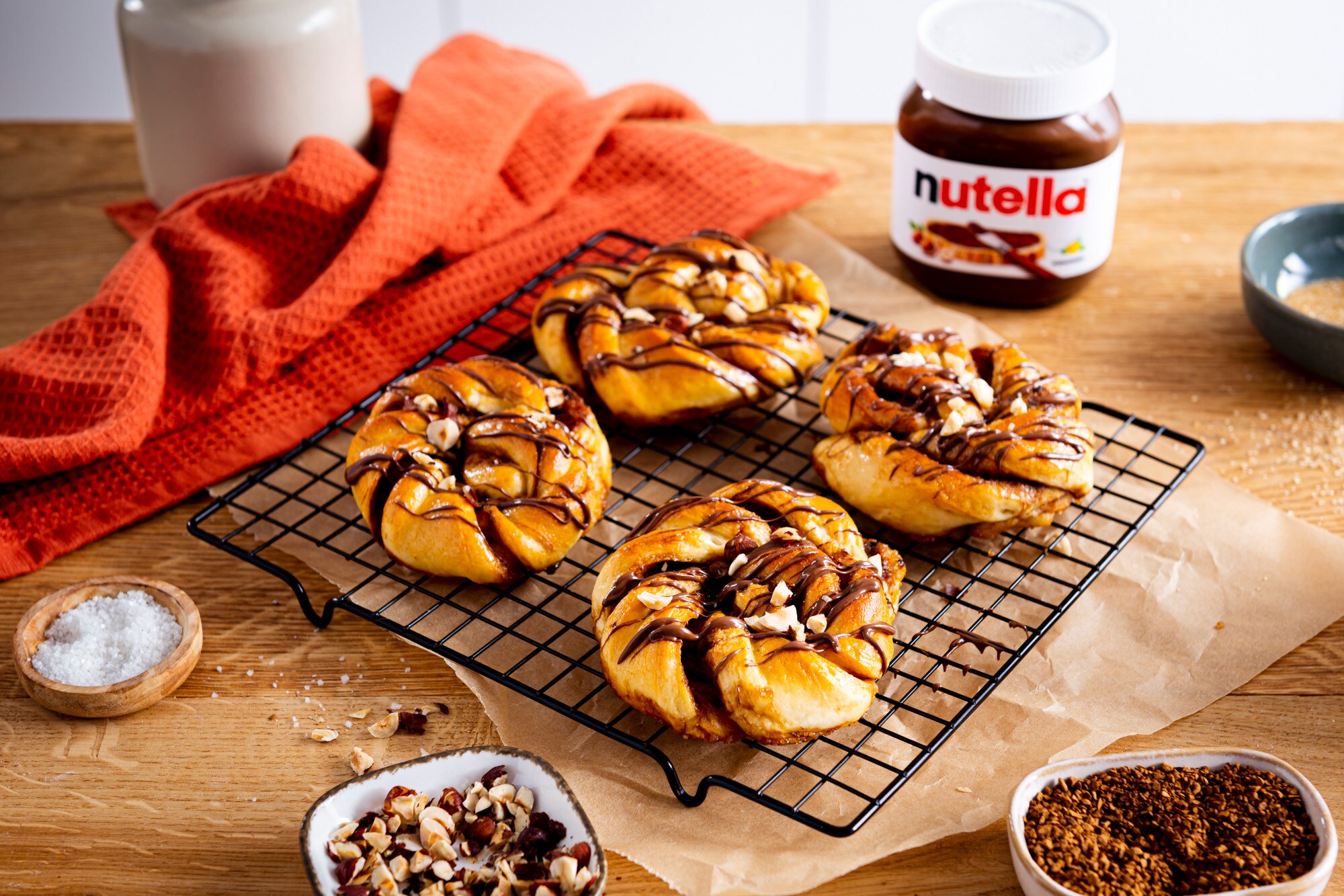 Espresso-Schnecken mit nutella®: Genussvoll & unwiderstehlich