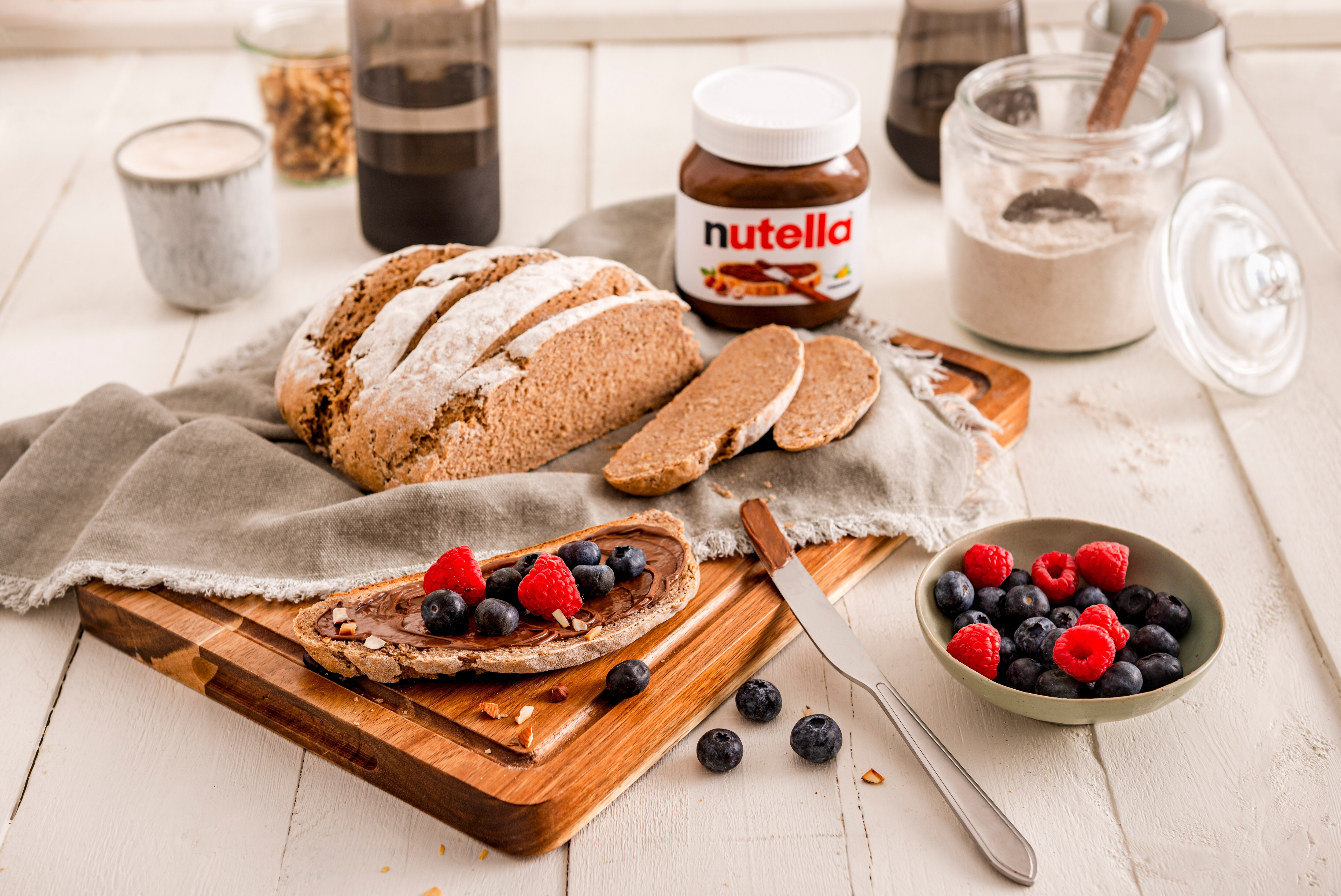 Frisches Roggenbrot: Rustikal gebacken & lecker mit nutella®