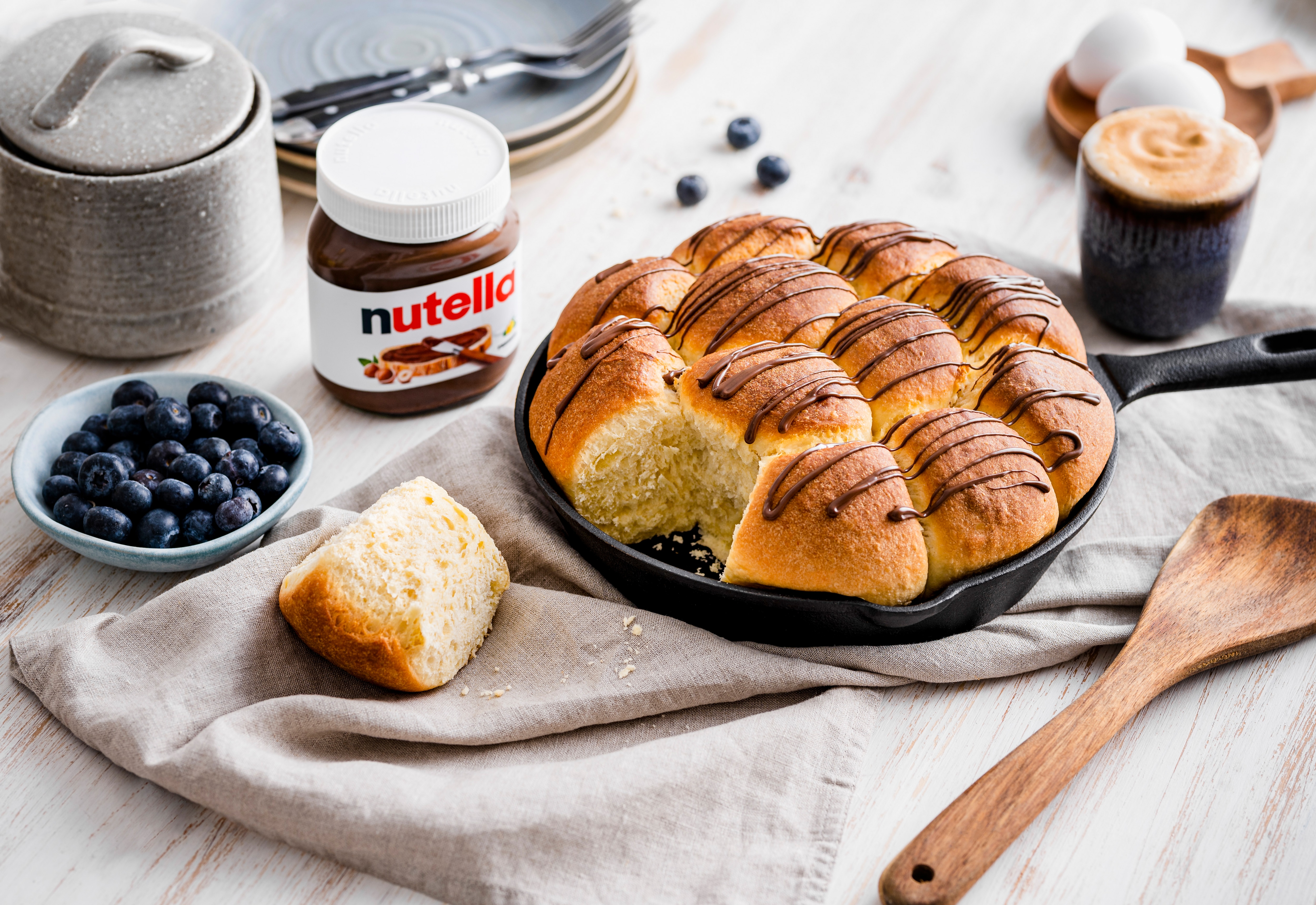 Ofenfrische Rohrnudeln: Gefüllt oder getoppt mit nutella®