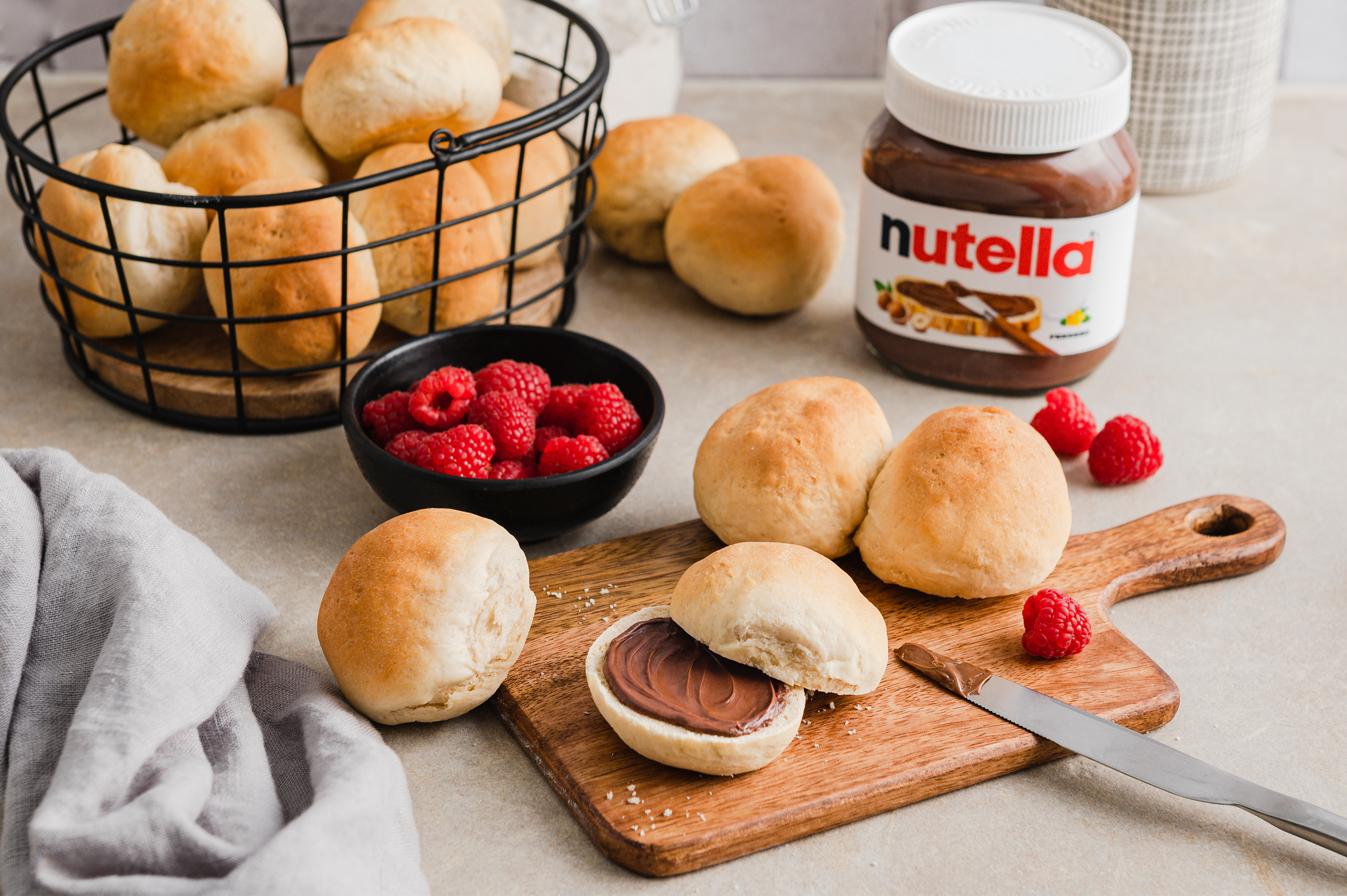 Ofenfrische Franzsemmel: Schmeckt himmlisch mit nutella®