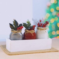 nutella®-Glas - DIY Tischdekoration für Weihnachten