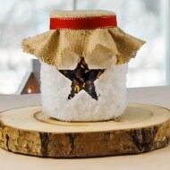 nutella®-Glas - DIY Weihnachtstee-Dose aus nutella®glas 