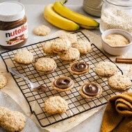 Bananen-Hafer-Cookie-Sandwiches mit nutella®