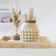 nutella®-Glas - DIY Bubble Vase basteln