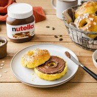 Rezept - nutella - Bagel mit nutella® 