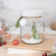 DIY - nutella - Weihnachtliches Geschenkglas 