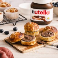 Rezept - nutella - Laugenbrötchen Muffins mit nutella