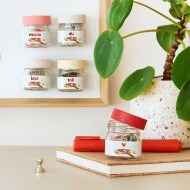 DIY - nutella - Magnetgläser für Whiteboards 