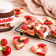 Herz Cookies mit Nutella® – Perfekt für den Valentinstag