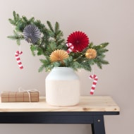 Zuckerstangen Vase DIY