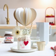 DIY - nutella - Herzluftballon
