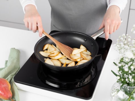 French Toast mit gebratenen Birnen und nutella - Schritt 2