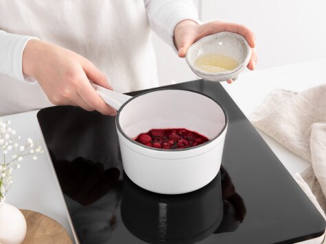 Hafer-Hirse Porridge mit nutella - Schritt 2 Hafer-Hirse Porridge mit nutella - Schritt 2