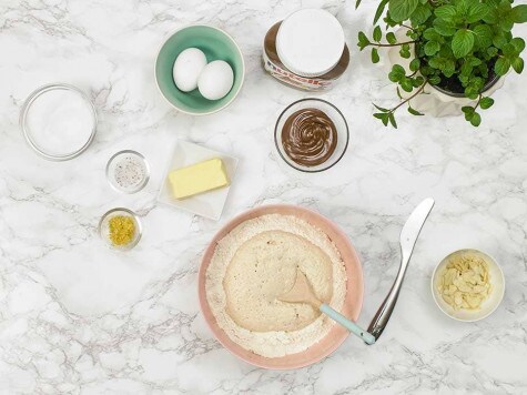 Osterzopf mit nutella - Schritt 1