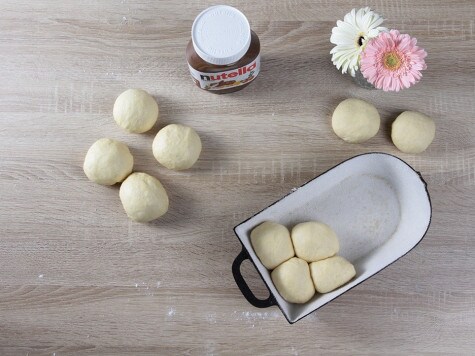 Rohrnudeln mit nutella - Schritt 4 Rohrnudeln mit nutella - Schritt 4