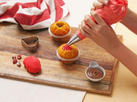Valentinstags-Cupcakes mit nutella® - Schritt 4