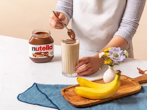 Bananen-Icecream-Milkshake mit nutella - Schritt 3