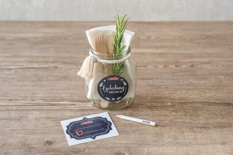 Einladung im Glas - Schritt 3