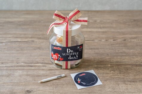 Motivation im Glas - Schritt 3